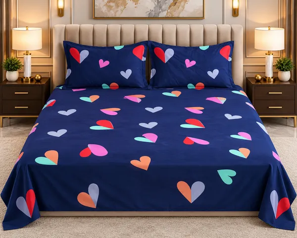220_TC_Cotton_Blend_Bedsheet_|_Double_Size_Flat_Bedsheet_|_2_Pillow_Covers