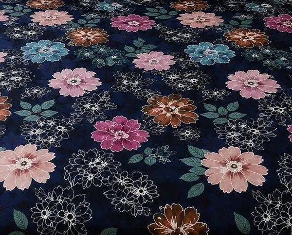 Cotton_Floral_Print_Double_Bedsheet_Set