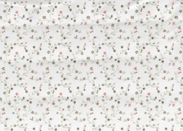 White_Floral_Print_Flat_Bedsheet
