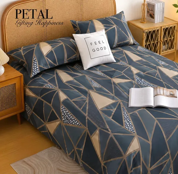 Blue_Modern_Geometric_Print_Bedding_Set
