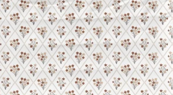 White_Floral_Print_Flat_Bedsheet