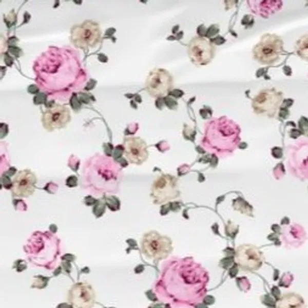 White_Floral_Print_Flat_Bedsheet