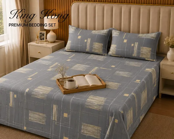 Grey_Modern_Geometric_Flat_Bedsheet_Set