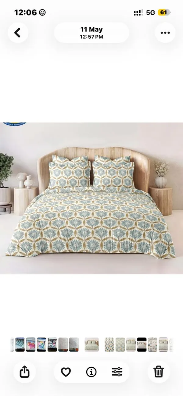 Cotton_Floral_Print_Double_Bedsheet_Set