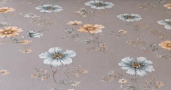 Cotton_Floral_Print_Double_Fitted_Bedsheet_Set