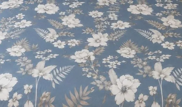 Cotton_Floral_Print_King_Size_Fitted_Bedsheet_Set