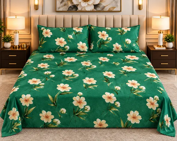220_TC_Cotton_Blend_Bedsheet_|_Double_Size_Flat_Bedsheet_|_2_Pillow_Covers