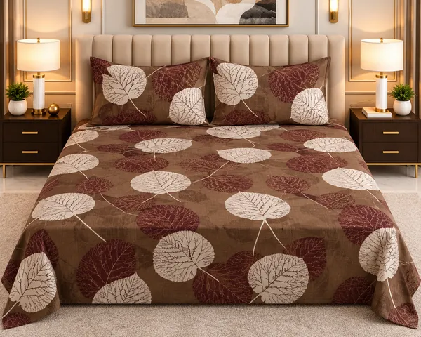220_TC_Cotton_Blend_Bedsheet_|_Double_Size_Flat_Bedsheet_|_2_Pillow_Covers