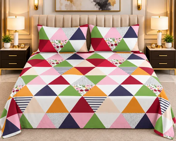220_TC_Cotton_Blend_Bedsheet_|_Double_Size_Flat_Bedsheet_|_2_Pillow_Covers