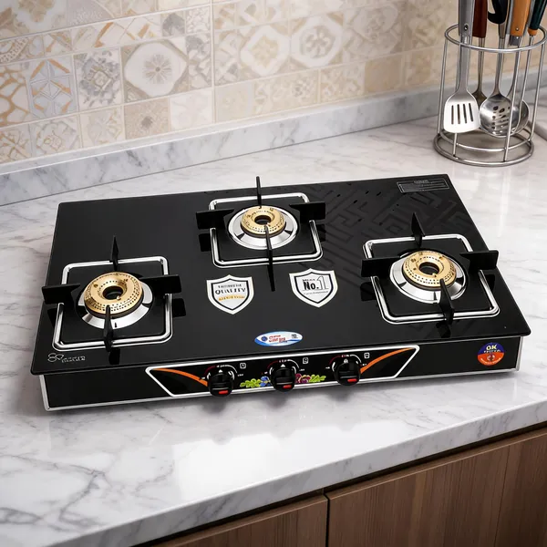 Shiv_Surya_3_Burner_Gas_Stove_|_High_Power_Premium_Indian_Brass_Burner_|_Manual_Ignition_Cooktop_|_Isi_Certified_Toughened_Glass_Gas_Stove_|