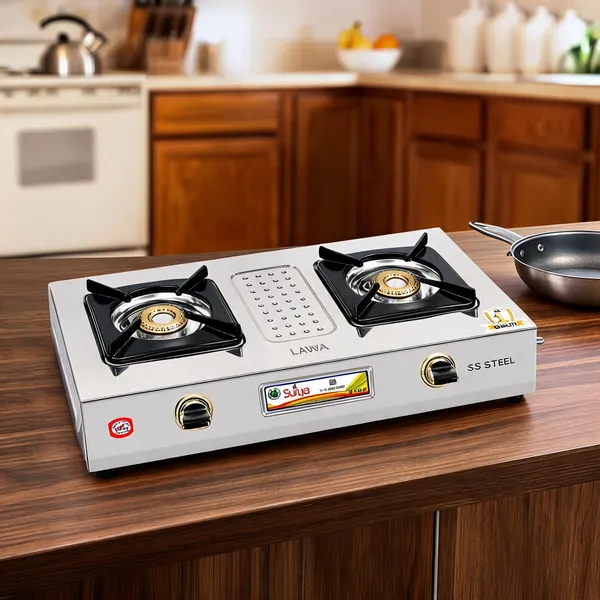 Shiv_Surya_2_Burner_Lpg_Gas_Stove_With_|_High_Efficiency_Burners_|_Stainless_Steel_Body_|_Heavy_Ms_Pan_Support_|_Manual_Ignition_|_Isi_Certified_|