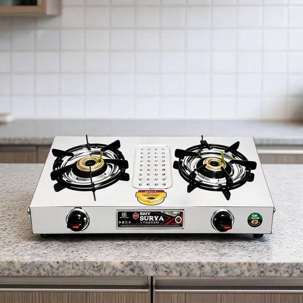 Shiv_Surya_2_Burner_Lpg_Gas_Stove_With_|_High_Efficiency_Burners_|_Stainless_Steel_Body_|_Heavy_Ms_Pan_Support_|_Manual_Ignition_|_Isi_Certified_|