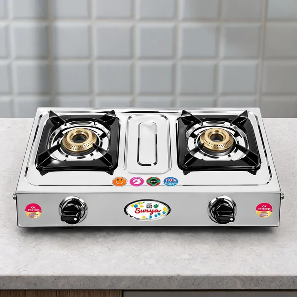 Shiv_Surya_2_Burner_Lpg_Gas_Stove_With_|_High_Efficiency_Burners_|_Stainless_Steel_Body_|_Heavy_Ms_Pan_Support_|_Manual_Ignition_|_Isi_Certified_|