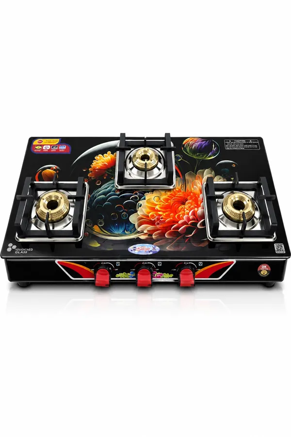 Shiv_Surya_3_Burner_Gas_Stove_|_High_Power_Premium_Indian_Brass_Burner_|_Manual_Ignition_Cooktop_|_Isi_Certified_Toughened_Glass_Gas_Stove_|