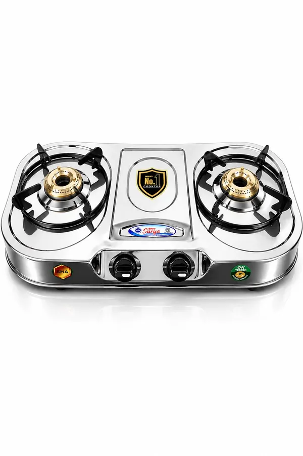 Shiv_Surya_2_Burner_Plus_Lpg_Cooktop_Stainless_Steel_Body_Manual_Ignition_Lp_Gas_Stove_(2_Burner_Plus)_|_Isi_Certified_|