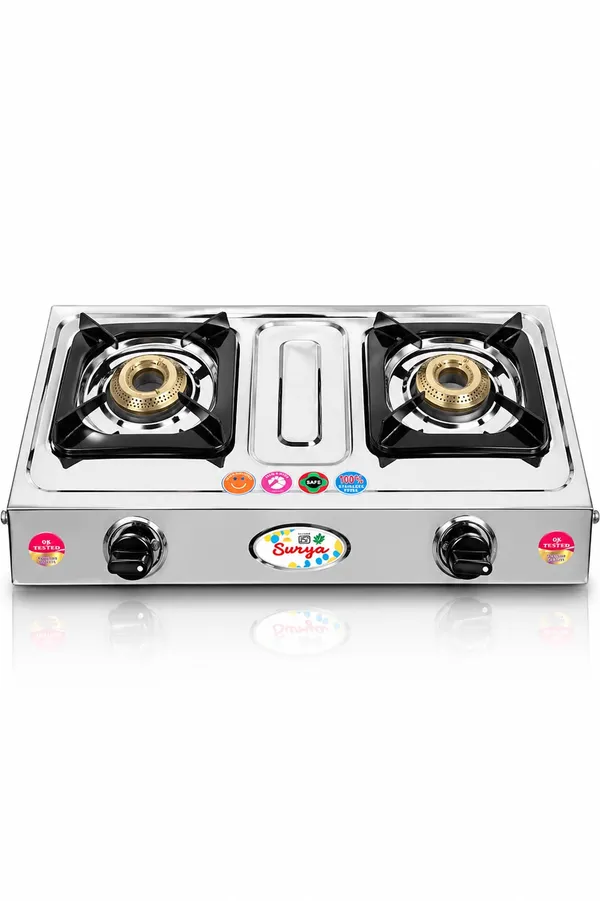 Shiv_Surya_2_Burner_Lpg_Gas_Stove_With_|_High_Efficiency_Burners_|_Stainless_Steel_Body_|_Heavy_Ms_Pan_Support_|_Manual_Ignition_|_Isi_Certified_|