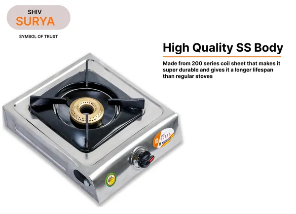 Shiv_Surya_Single_Burner_Lpg_Gas_Stove_With_|_High_Efficiency_Burners_|_Stainless_Steel_Body_|_Heavy_Ms_Pan_Support_|_Manual_Ignition_|_Isi_Certified_|