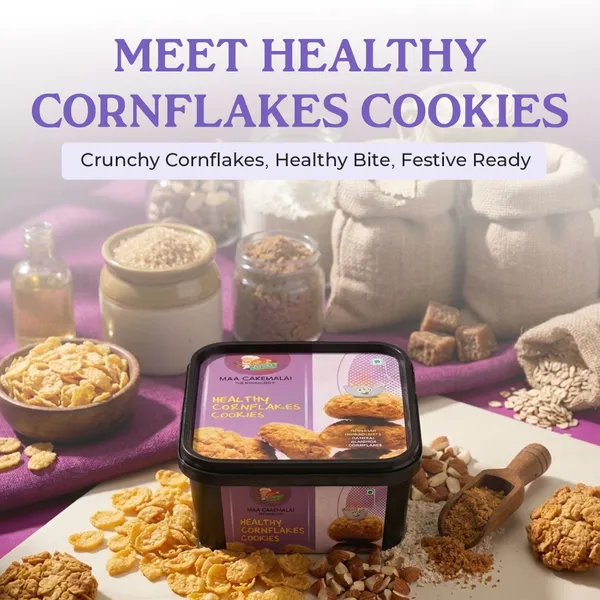 Maa_Cakemalai_Jaggery_Cornflakes_Cookies