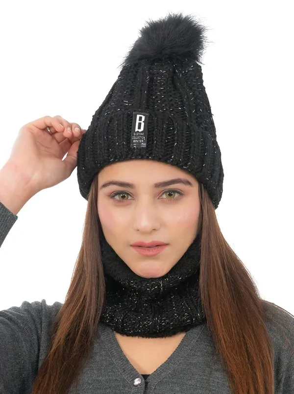 Women_S_Woolen_Cap_With_Neck_Warmer_Set
