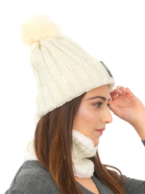 Women_S_Woolen_Cap_With_Neck_Warmer_Set