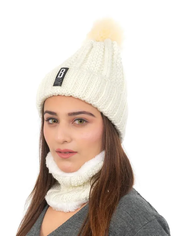 Women_S_Woolen_Cap_With_Neck_Warmer_Set