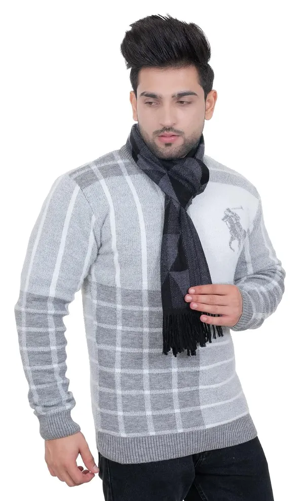 Checkered_Woolen_Acrylic_Muffler
