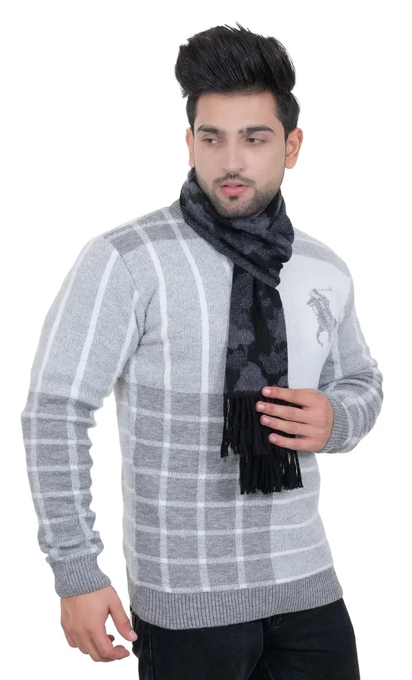 Checkered_Woolen_Acrylic_Muffler