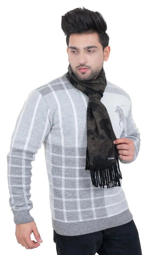 Checkered_Woolen_Acrylic_Muffler