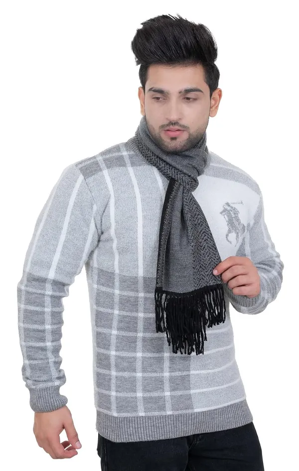 Checkered_Woolen_Acrylic_Muffler