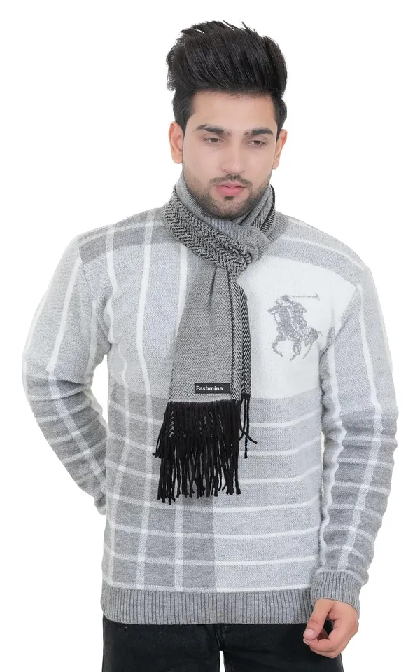 Checkered_Woolen_Acrylic_Muffler