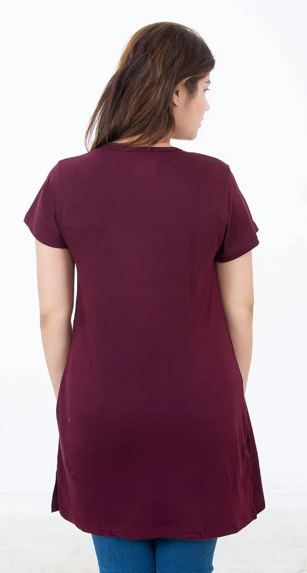 Women_S_Cotton_Round_Neck_T_Shirt_With_Pocket