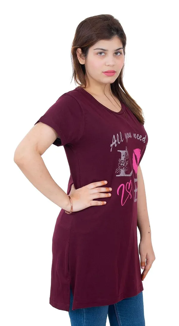 Women_S_Cotton_Round_Neck_T_Shirt_With_Pocket