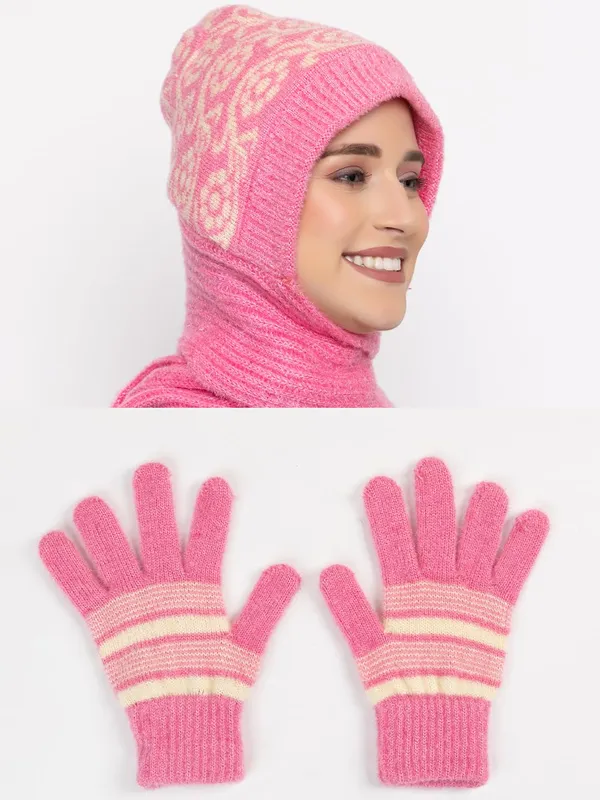 Women_S_Knitted_Woolen_Cap_With_Muffler_And_Gloves_Set