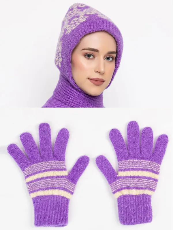 Women_S_Knitted_Woolen_Cap_With_Muffler_And_Gloves_Set