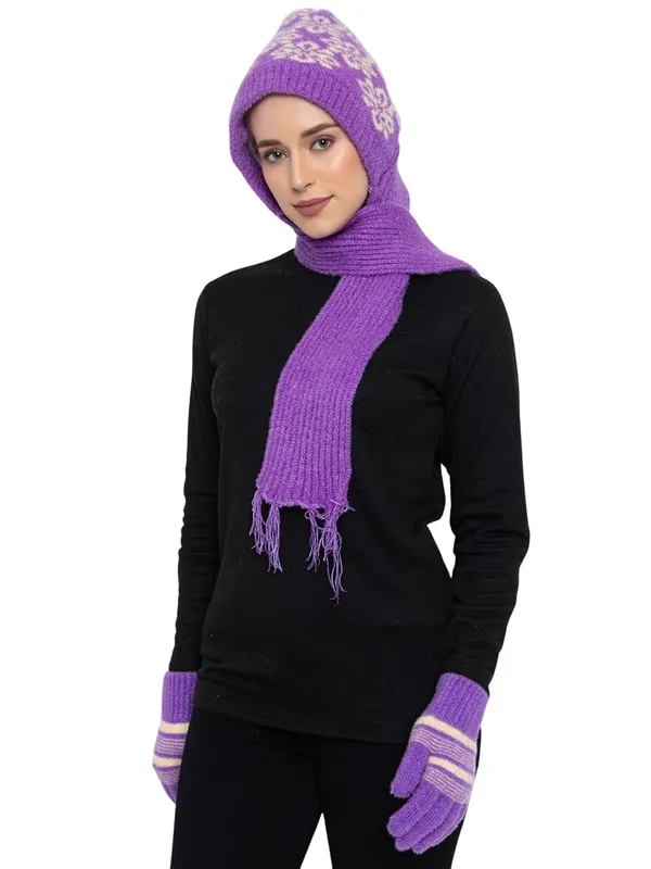 Women_S_Knitted_Woolen_Cap_With_Muffler_And_Gloves_Set