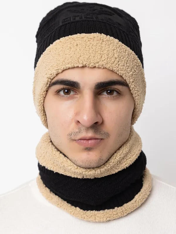 Woolen_Knit_Beanie_Hat_Neck_Warmer_And_Gloves_Set_With_Fur_Lining