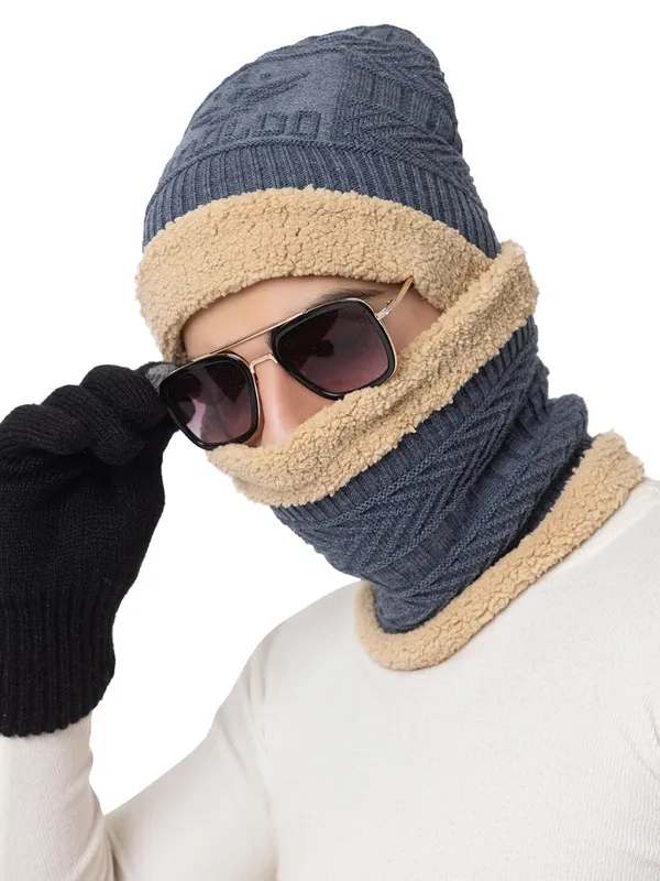 Woolen_Knit_Beanie_And_Neck_Warmer_Set