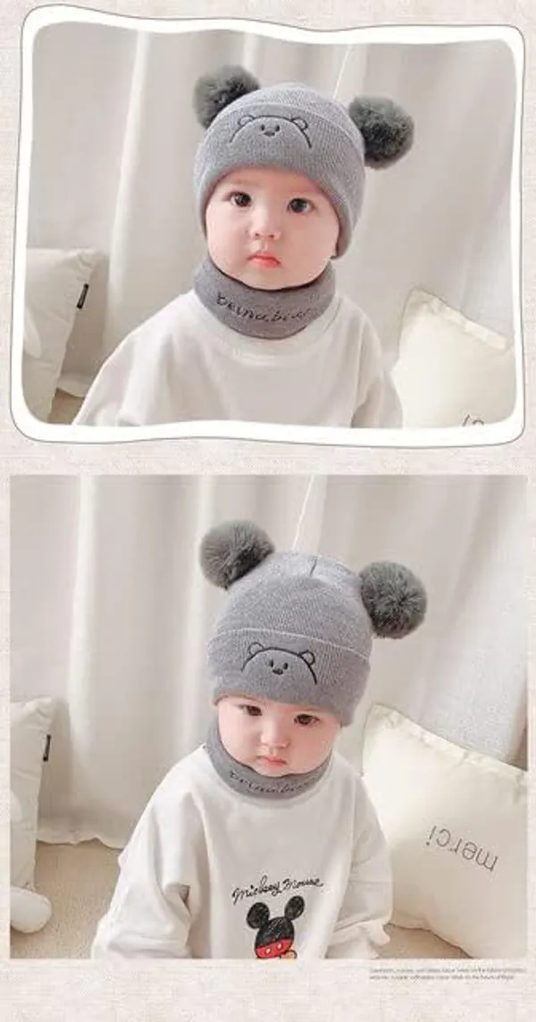 Kids_Winter_Beanie_Cap_With_Neck_Scarf_Set