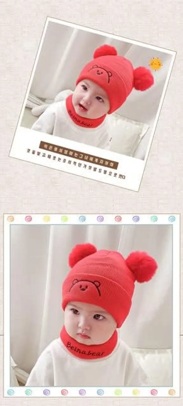 Kids_Winter_Beanie_Cap_With_Neck_Scarf_Set