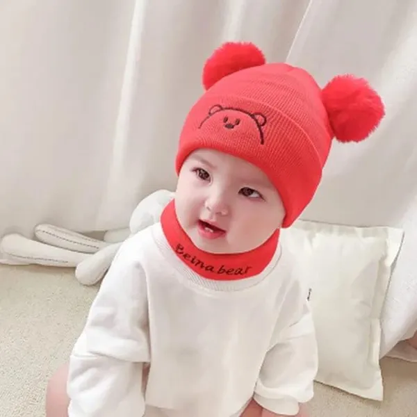 Kids_Winter_Beanie_Cap_With_Neck_Scarf_Set