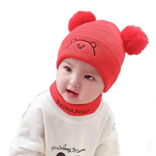 Kids_Winter_Beanie_Cap_With_Neck_Scarf_Set