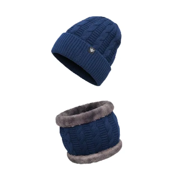 Woolen_Knit_Beanie_And_Neck_Warmer_Set_With_Fur_Lining