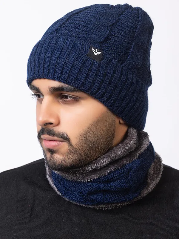 Woolen_Beanie_Cap_And_Neck_Warmer_Set_With_Fur_Lining