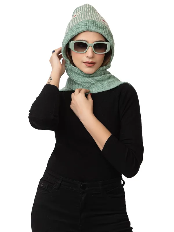 Women_S_Knitted_Beanie_Cap_With_Attached_Scarf