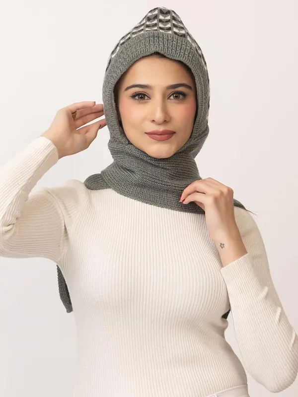 Women_S_Knitted_Beanie_Cap_With_Attached_Scarf
