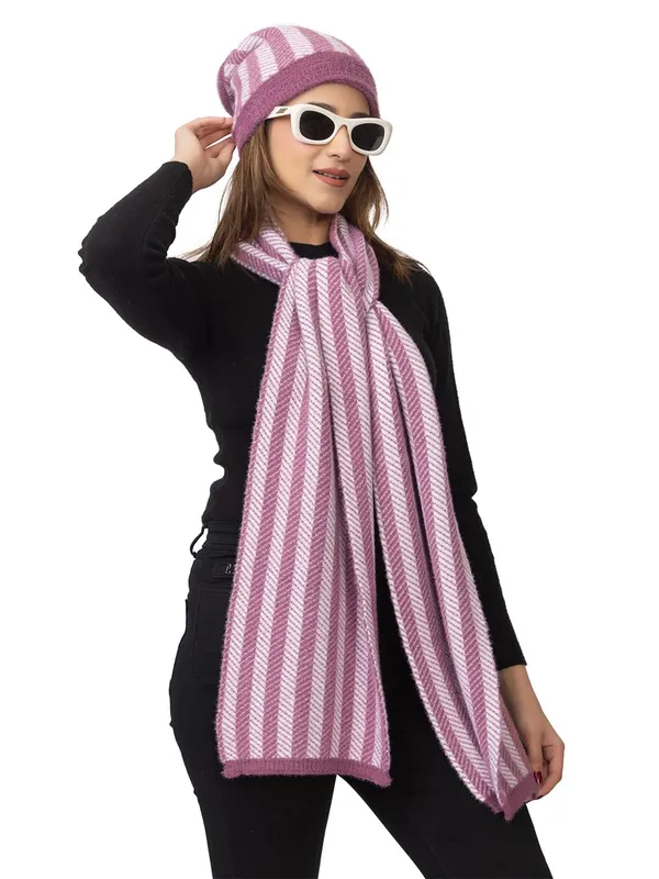 Women_S_Knitted_Scarf_And_Beanie_Set