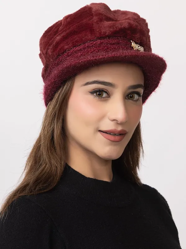 Women_S_Fur_Lined_Knitted_Beret