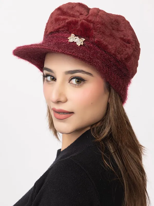 Women_S_Fur_Lined_Knitted_Beret