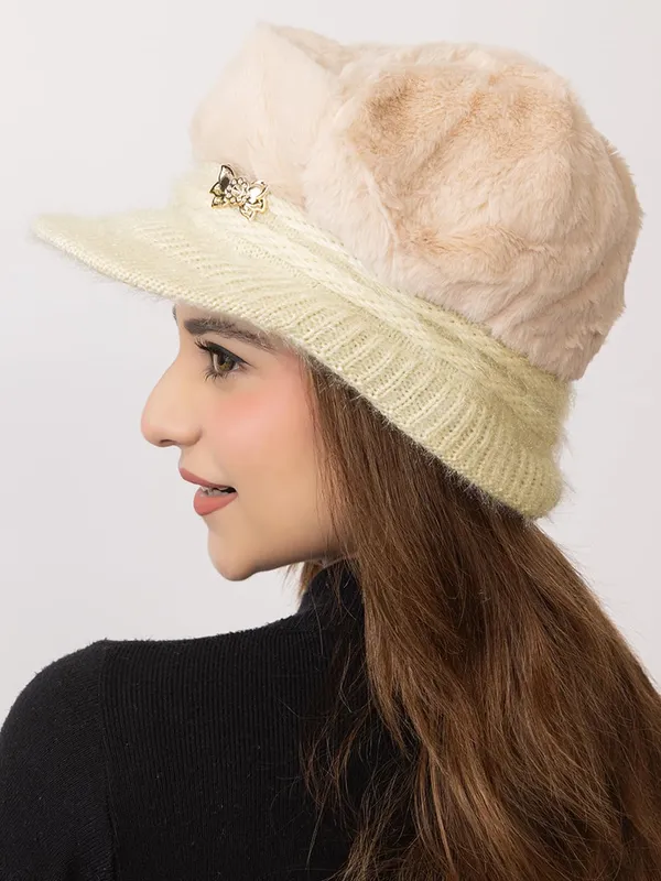 Women_S_Fur_Lined_Knitted_Beret