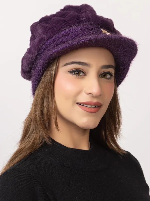 Women_S_Fur_Lined_Knitted_Beret